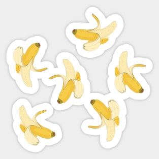 Pattern: Yellow Banana Sticker